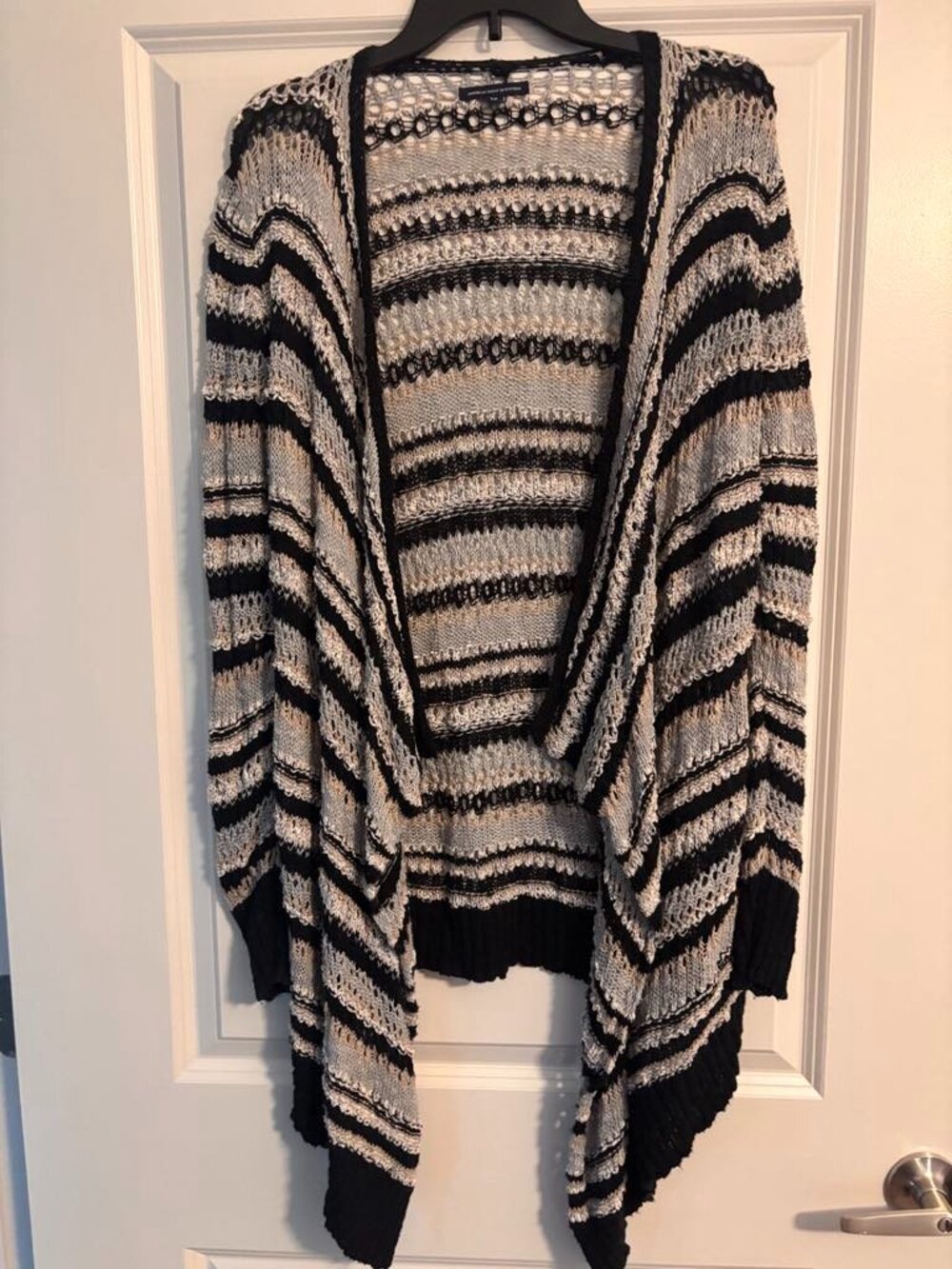 Chic Waterfall Sweater Cardigan Long Open Front American Eagle Size Small